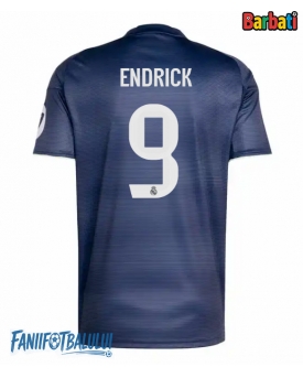 Real Madrid Endrick #9 Tricou Fotbal Replică 2025-26 Barbati Deplasare
